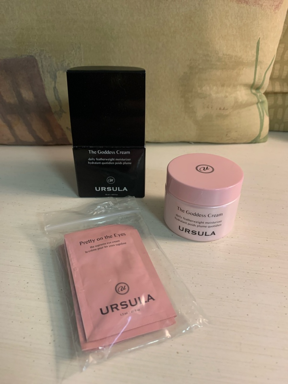 URSULA The Goddess Cream + URSULA Pretty on the Eyes Eye Cream Sachets (5)